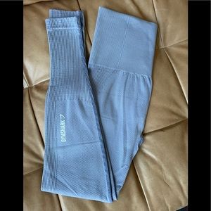 EUC GymShark high waisted thick ribbed leggings